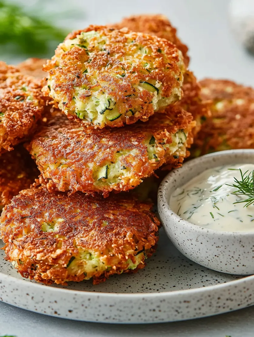Crispy and Easy Zucchini Fritters Recipe