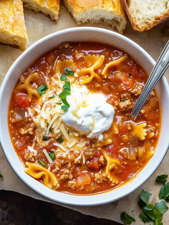 Lasagna Soup