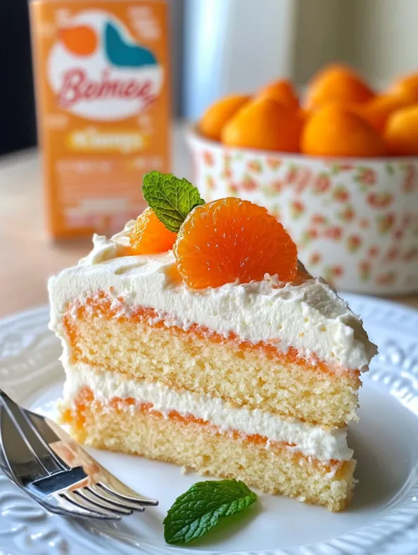 Orange Creamsicle Cake