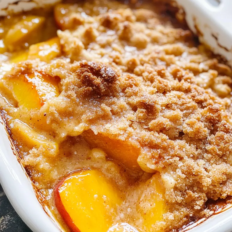 Easy Peach Cobbler