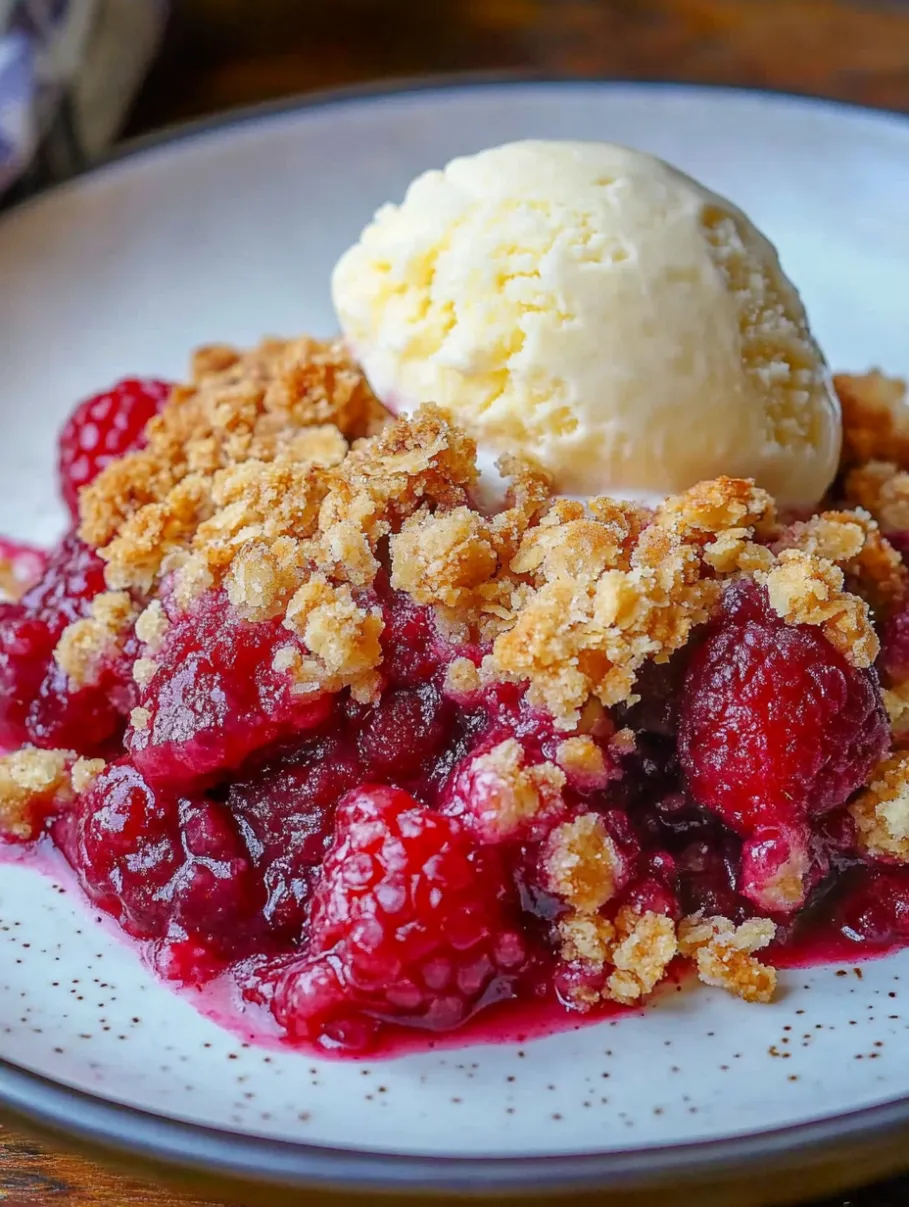 Raspberry Crumble