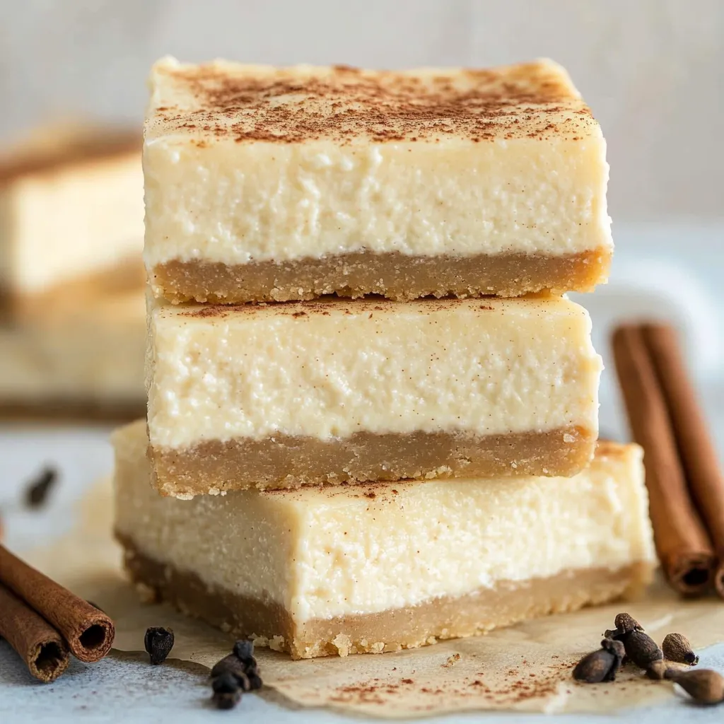 Vanilla Chai Cheesecake Bars
