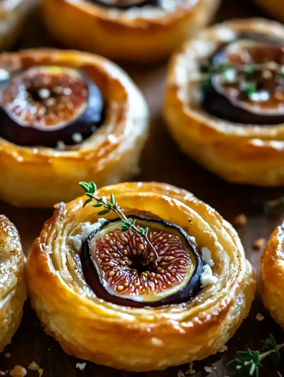 Fig and Goat Cheese Pinwheels Recipe
