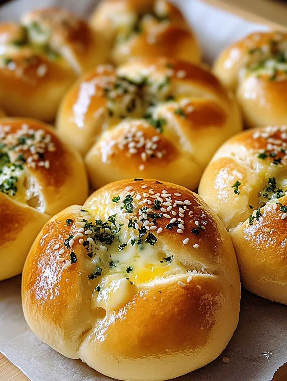 Korean Cream Cheese Garlic Bread