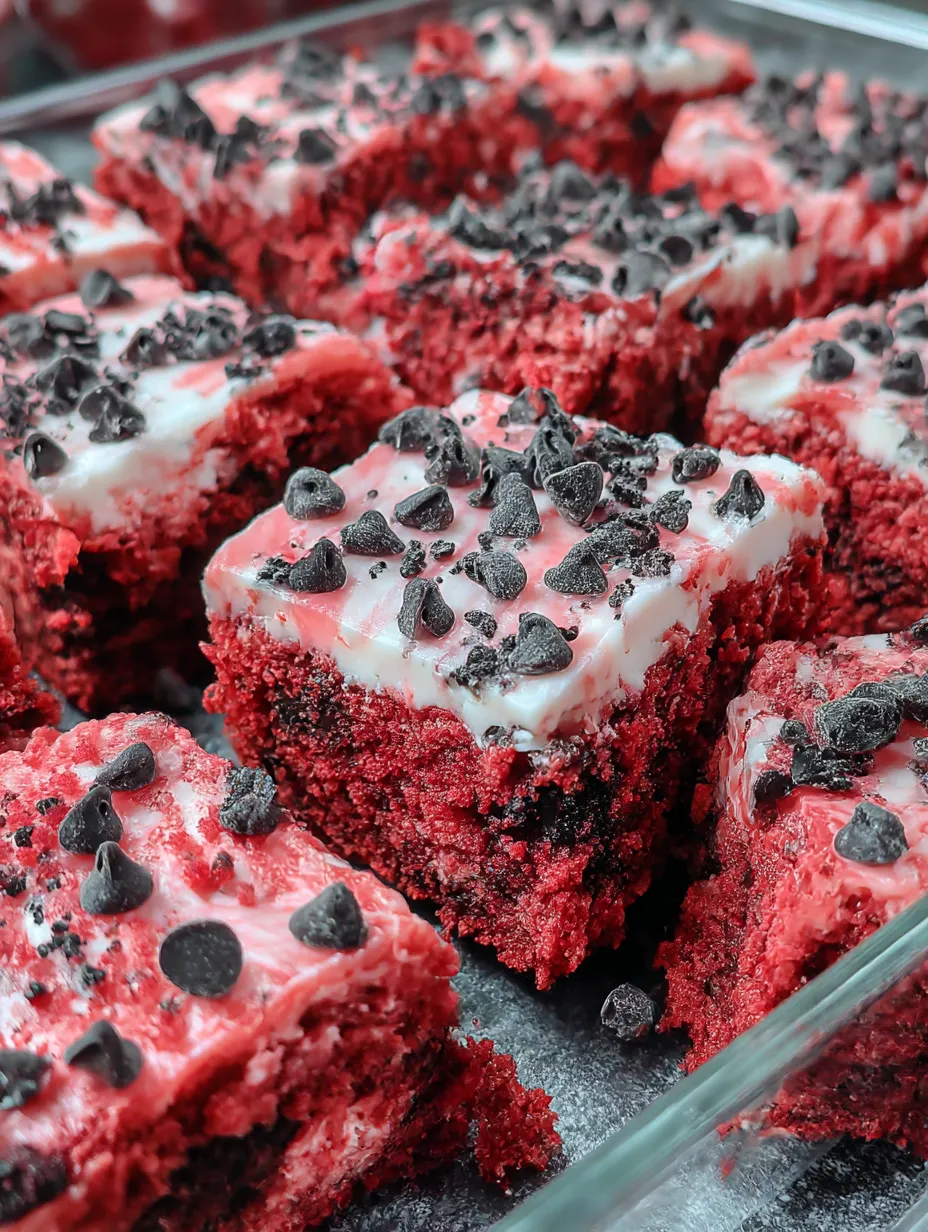 Cookies & Cream Red Velvet Brownies