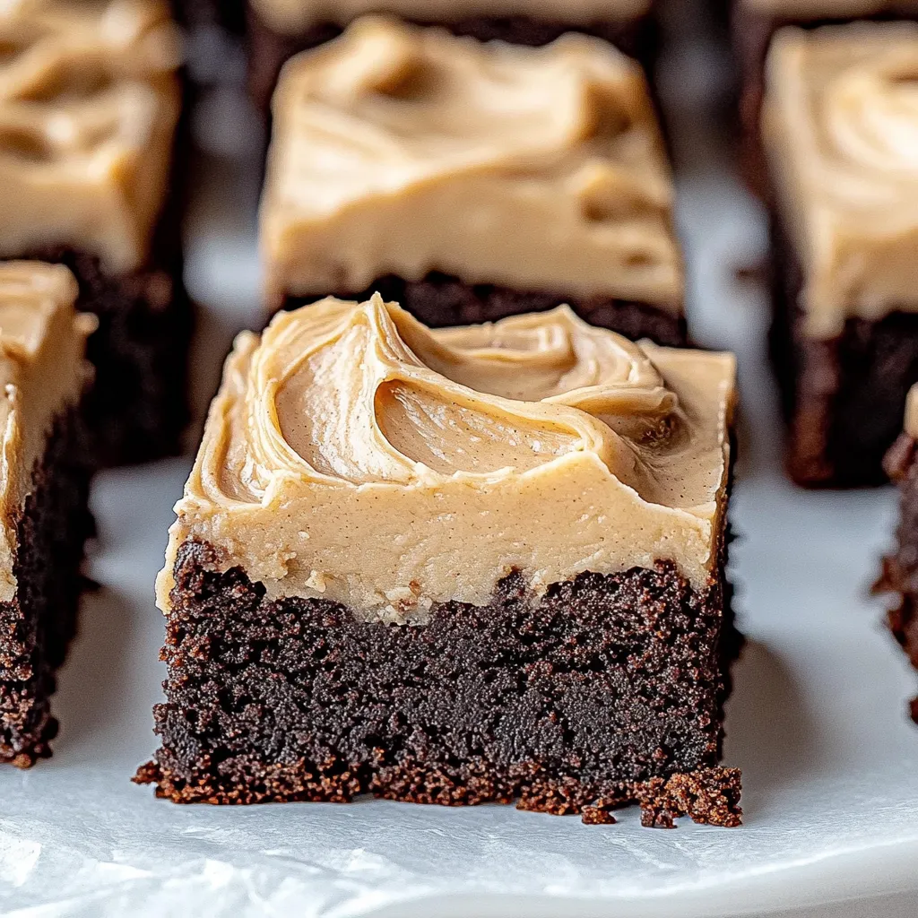 Frosted Coffee Brownies