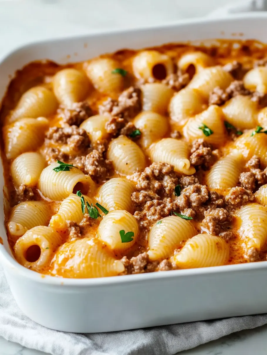 Creamy Beef And Shells Recipe
