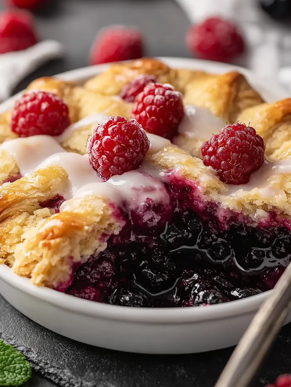 Ultimate Blackberry cobbler