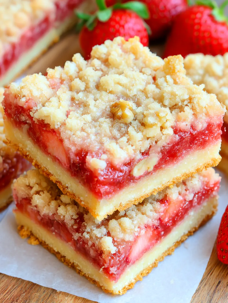 Strawberry Crumb Bars