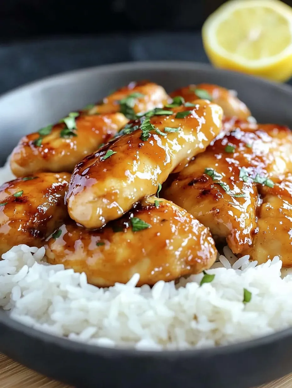 Lemon Honey Glazed Chicken