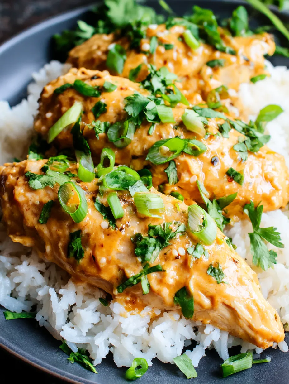 A plate of food with rice and chicken.