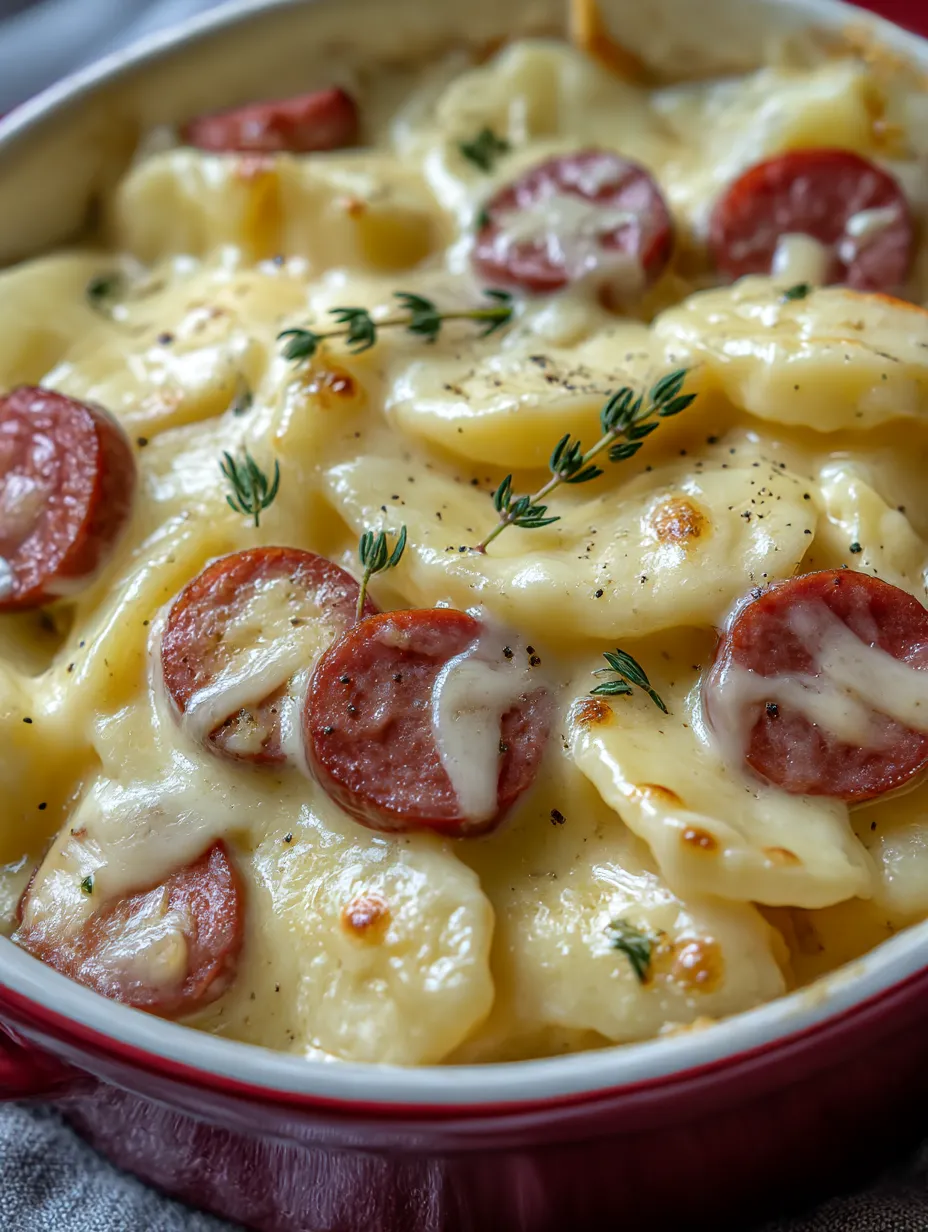 A bowl of food with meat and cheese.