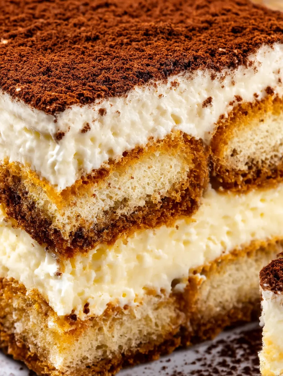 A slice of cake with white and brown icing.