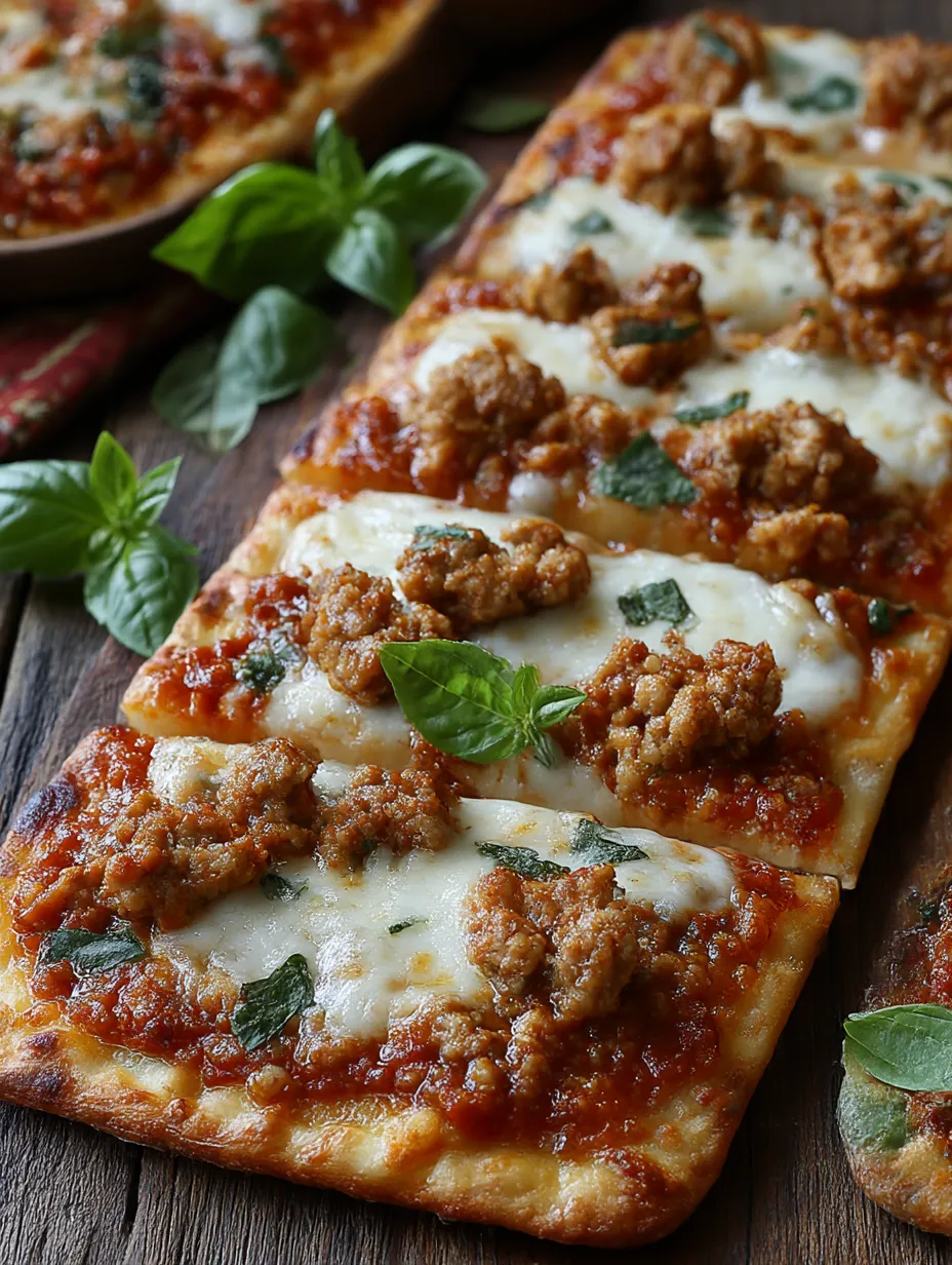 A pizza with meat and cheese on it.