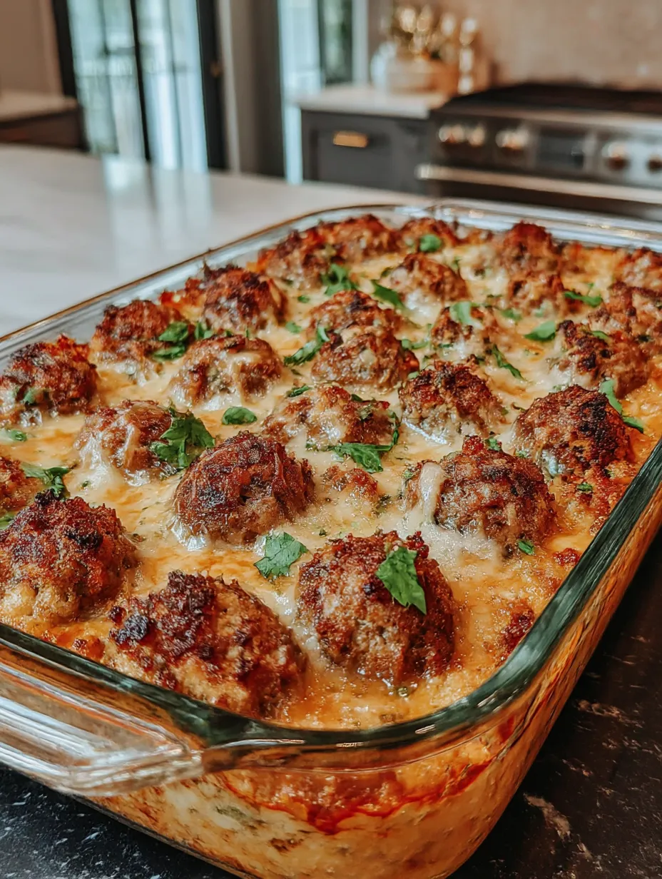 A pan of sausage and cheese baked in the oven.
