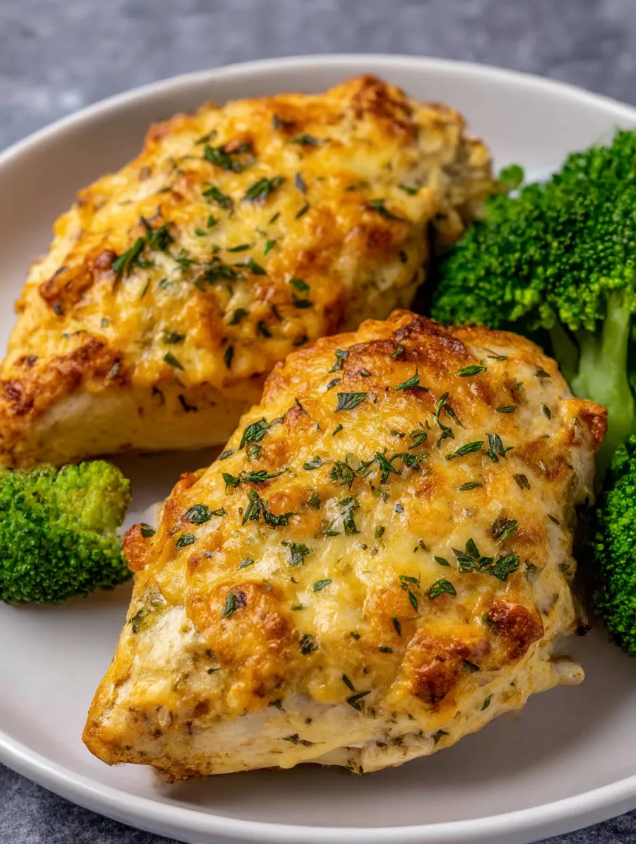 Melt in your mouth chicken with broccoli.