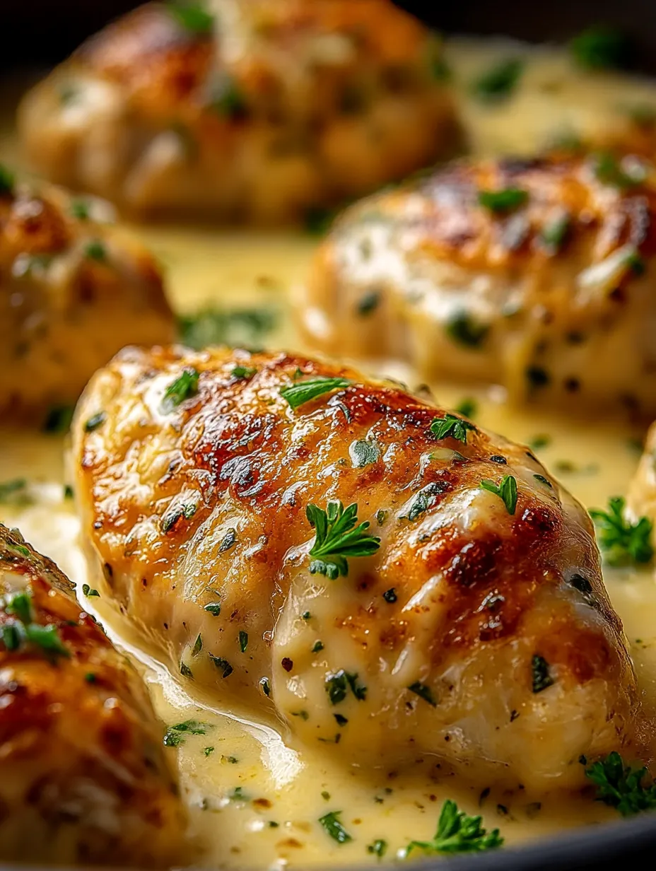 Melt-in-your-mouth chicken with a golden brown crust.