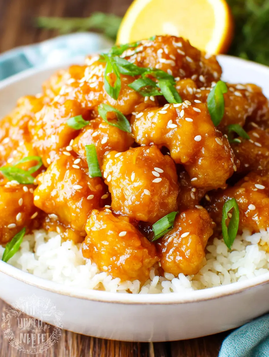 A bowl of chicken with rice and green onions.