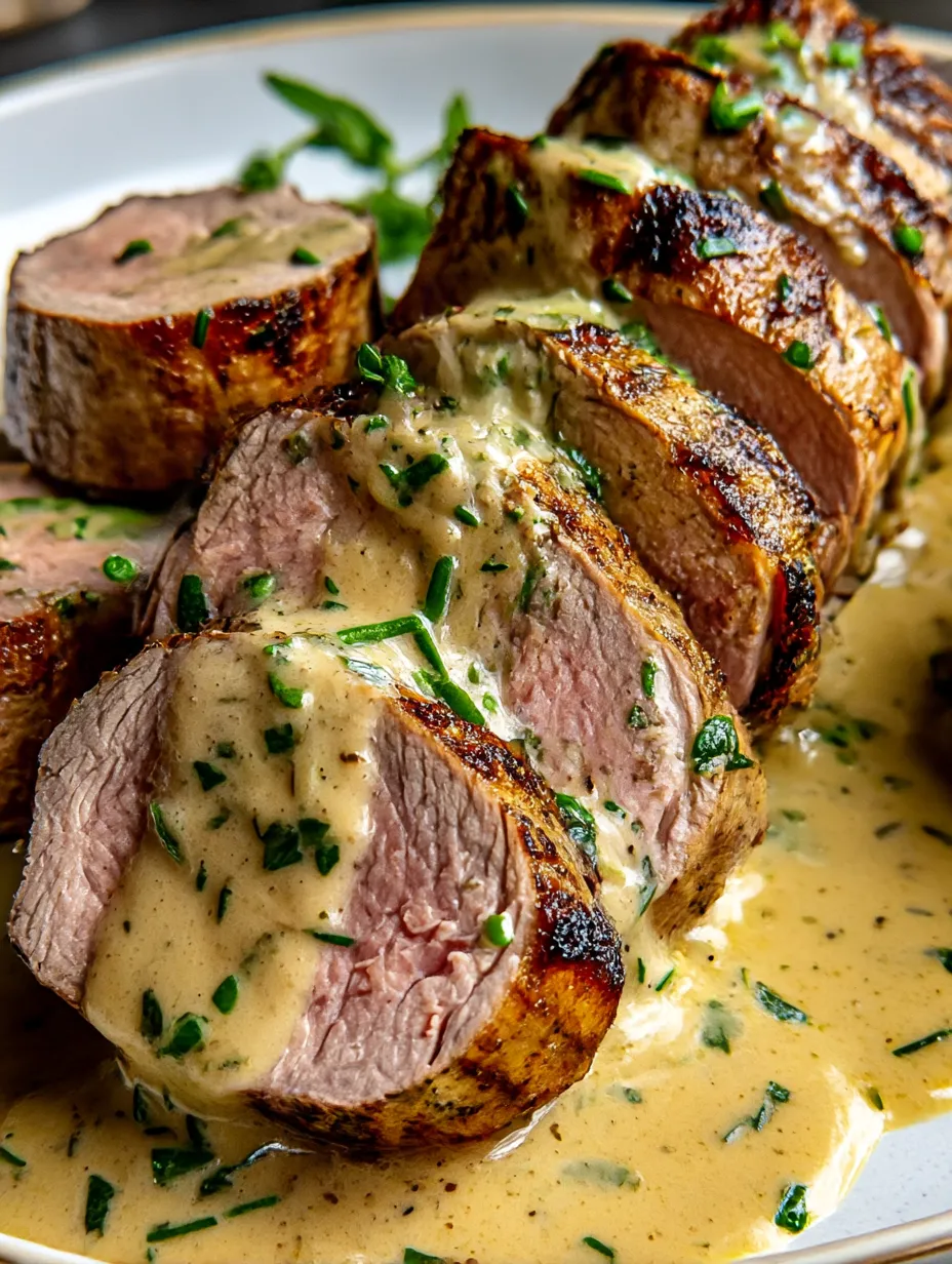A plate of meat with sauce.