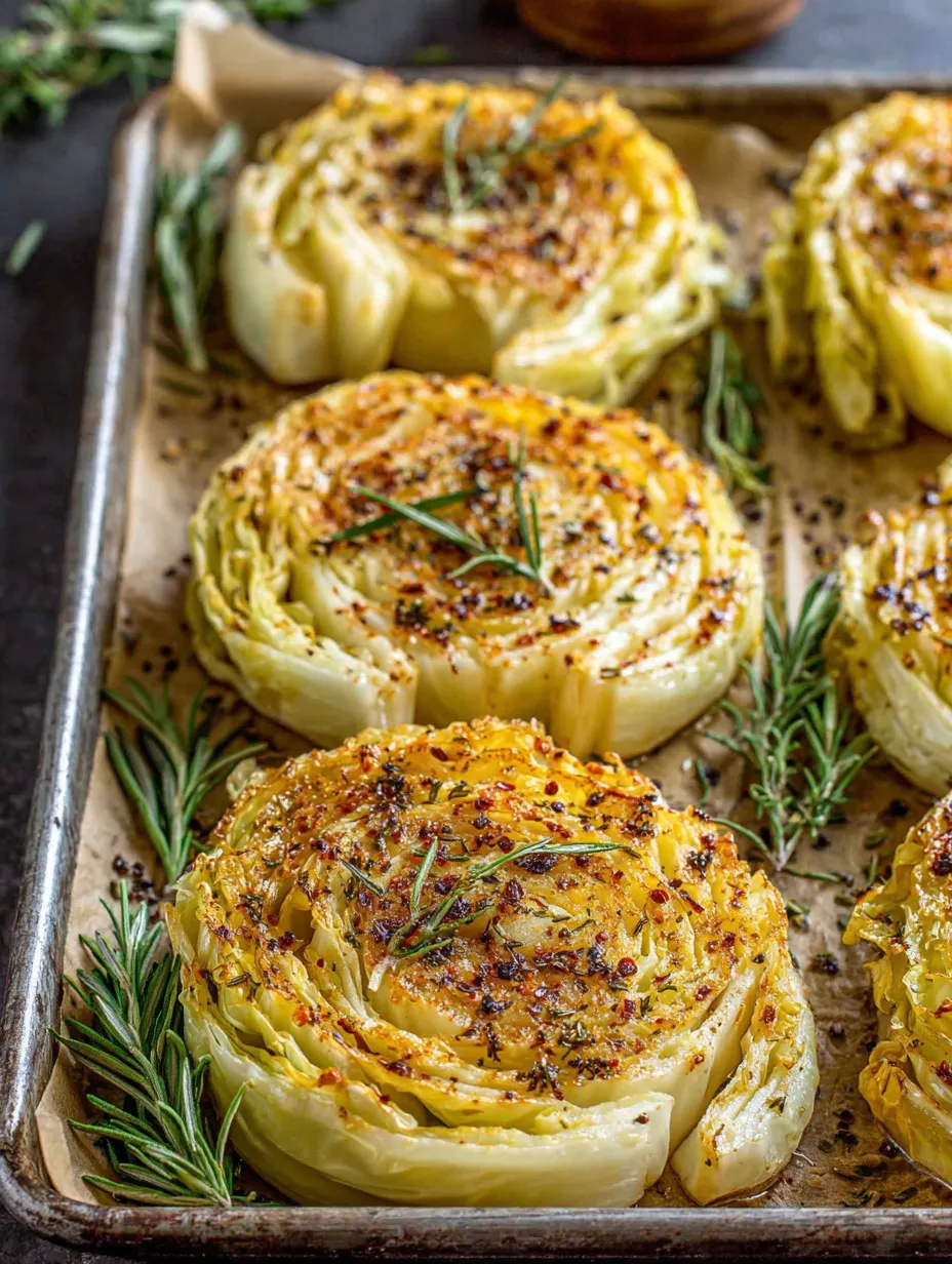 A tray of food with a sprig of parsley on top.