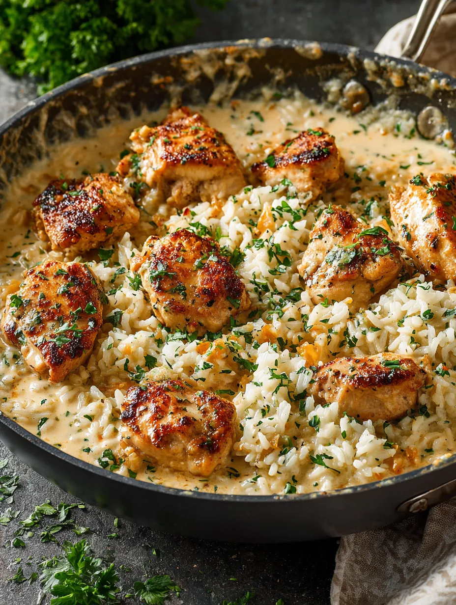 A pan of rice and meat.
