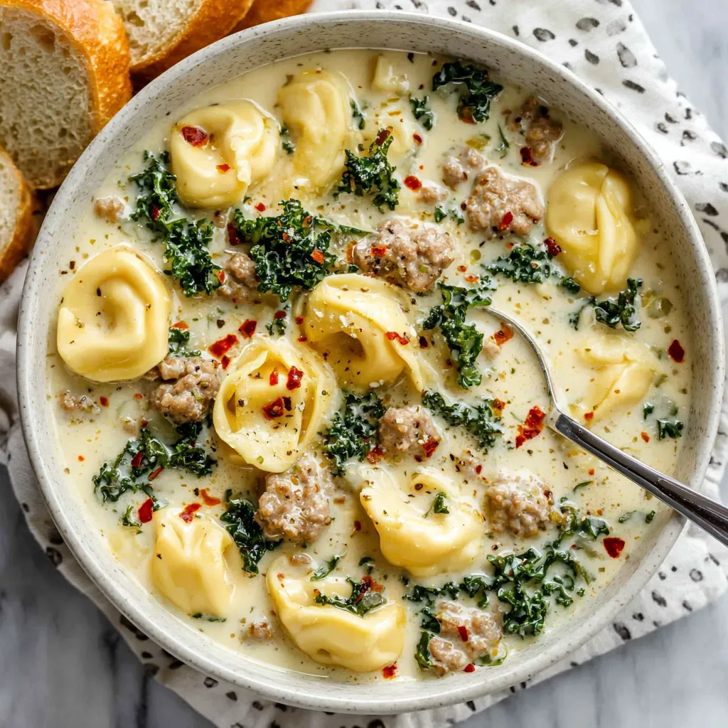 A bowl of soup with pasta and meat.