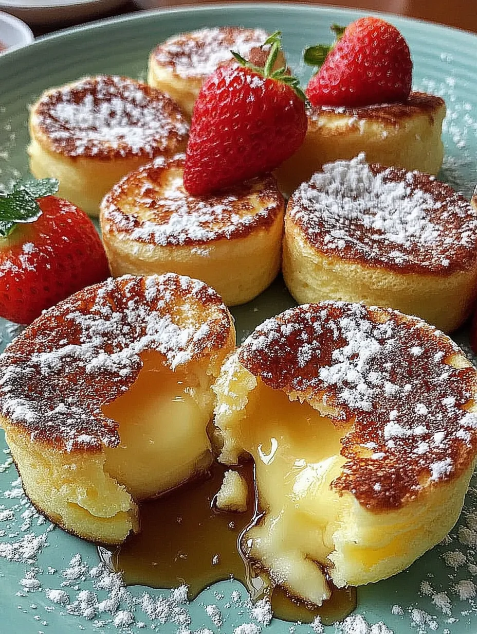 A plate of food with strawberries and powdered sugar.