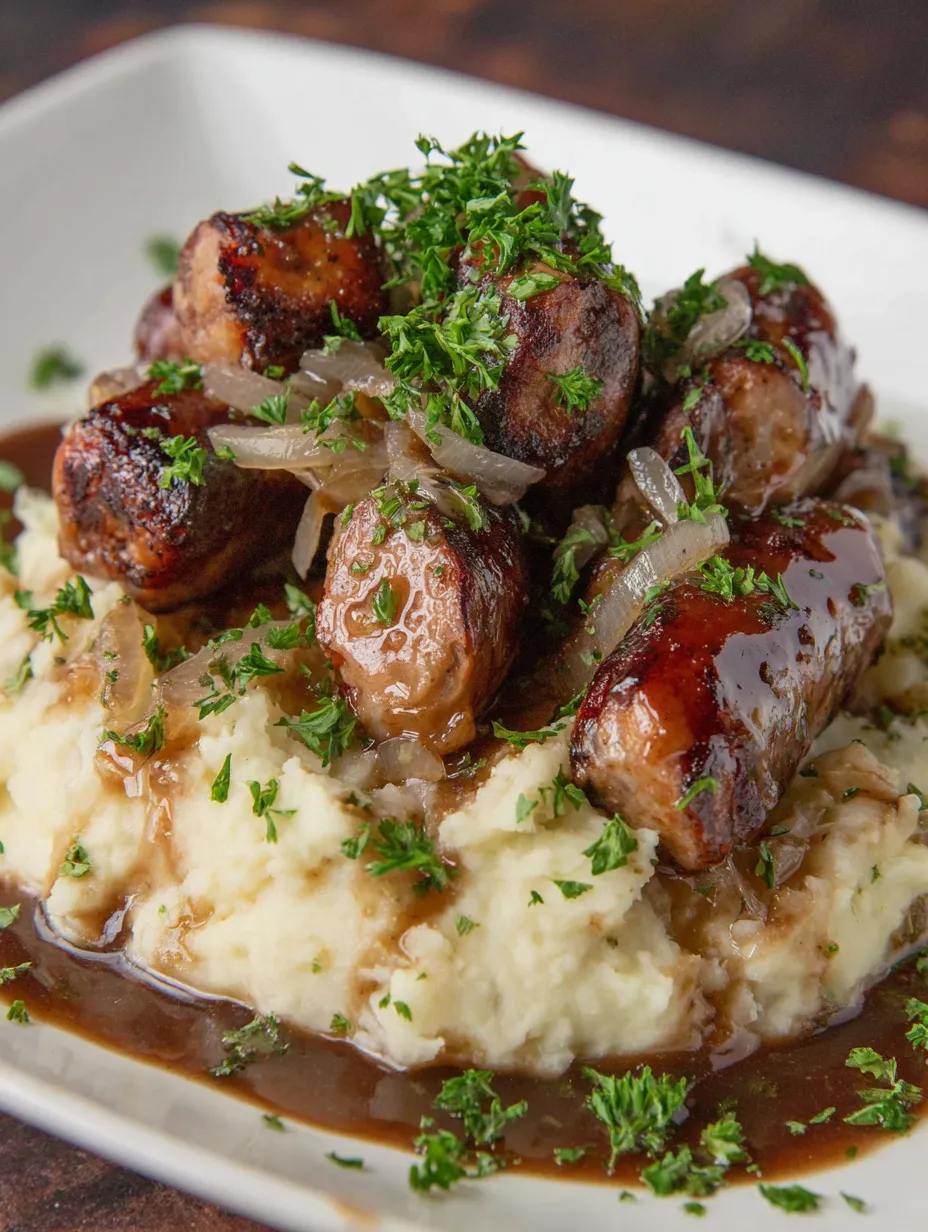 A plate of meat and potatoes.