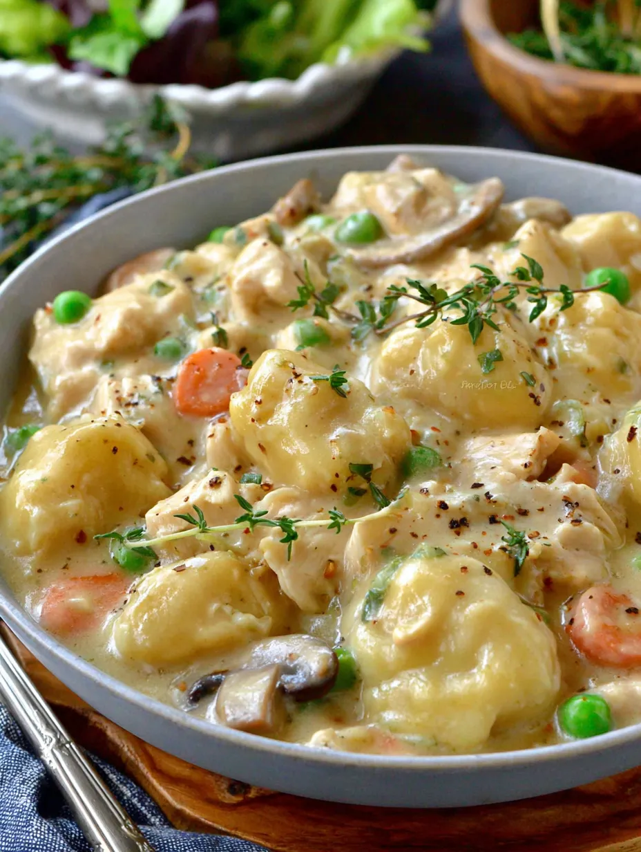 A bowl of food with mushrooms, peas, and carrots.