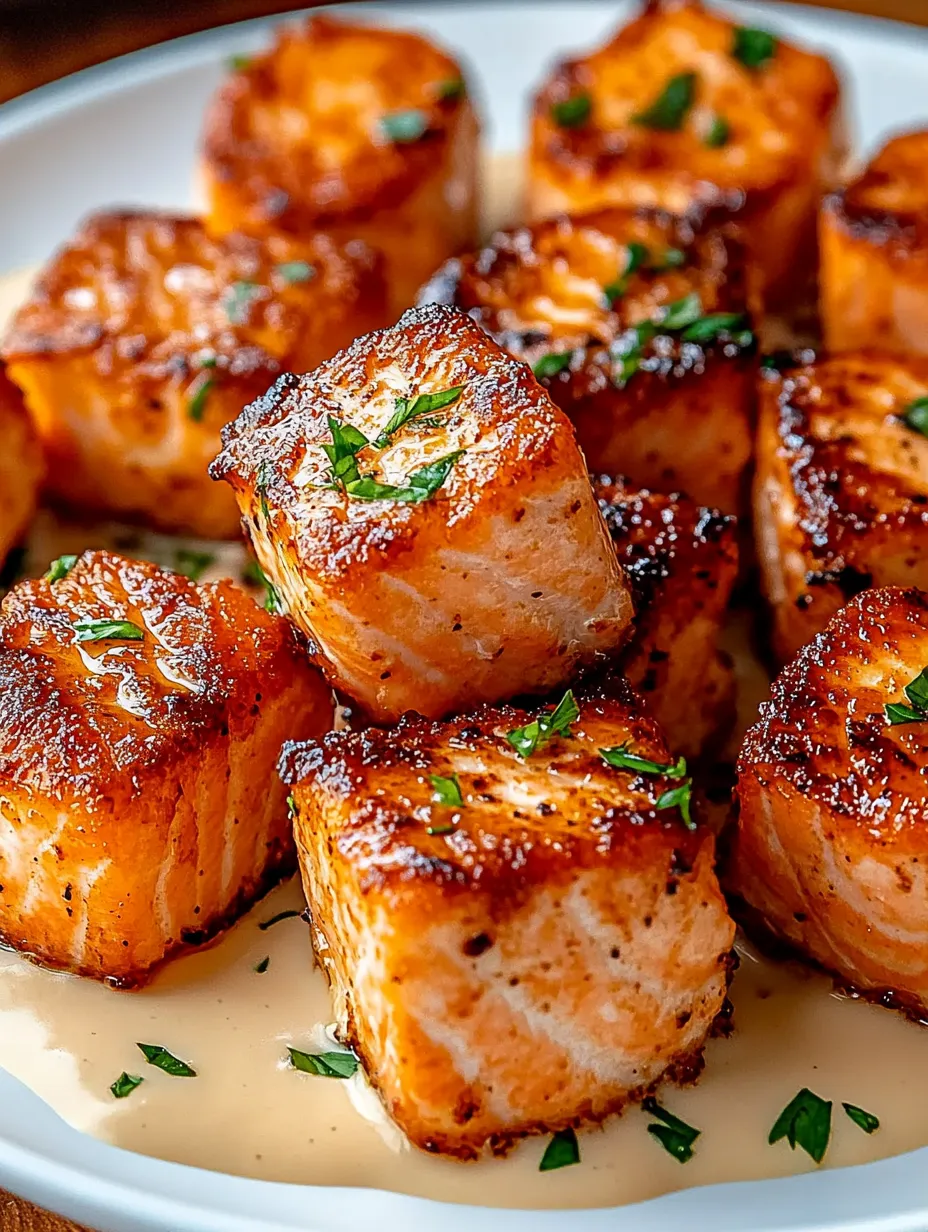 Scallops on a plate.