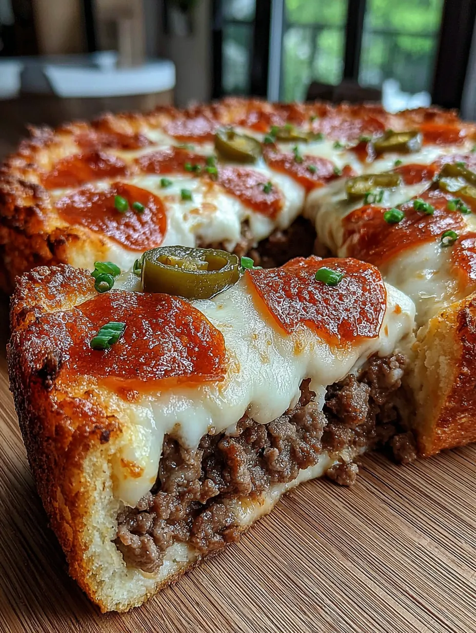 A slice of pizza with pepperoni and jalapenos.