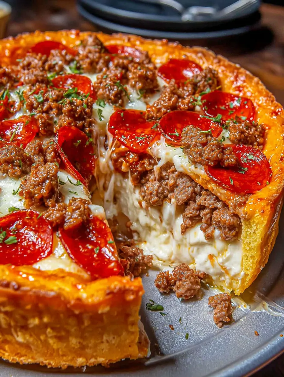 A slice of pizza with pepperoni and cheese.