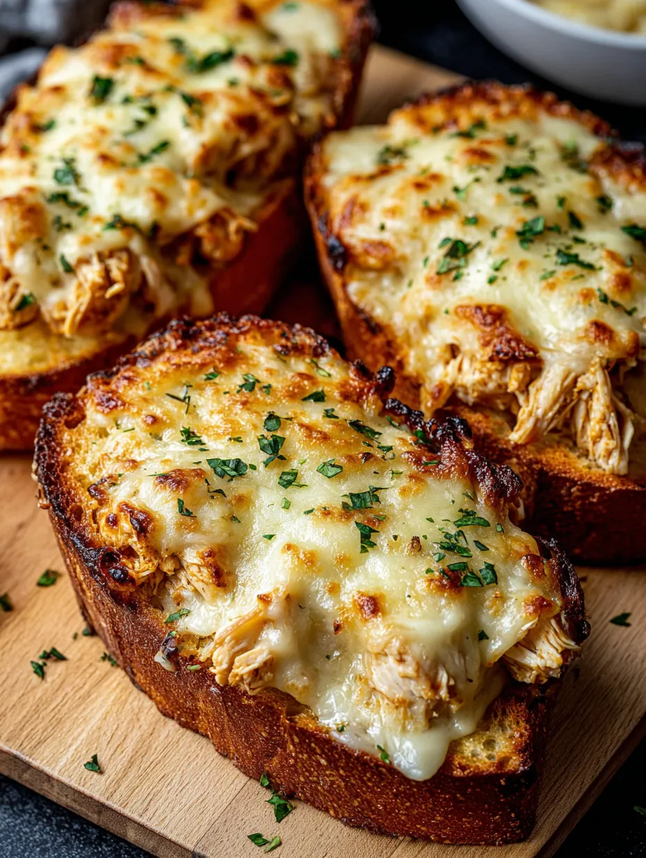 Two slices of bread with meat and cheese on top.