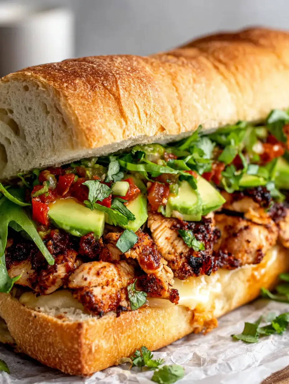 A sandwich with meat, lettuce, and tomatoes.