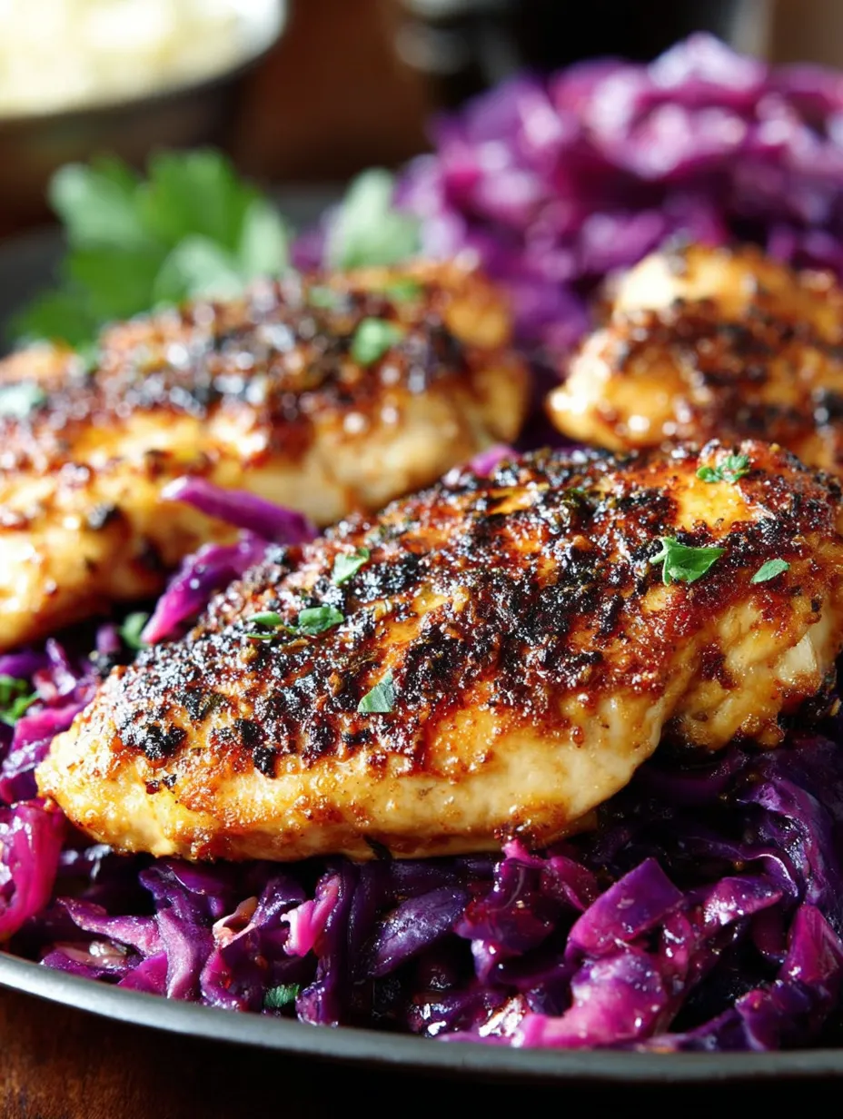 Chicken mit grünen Zwiebeln und Koriander.
