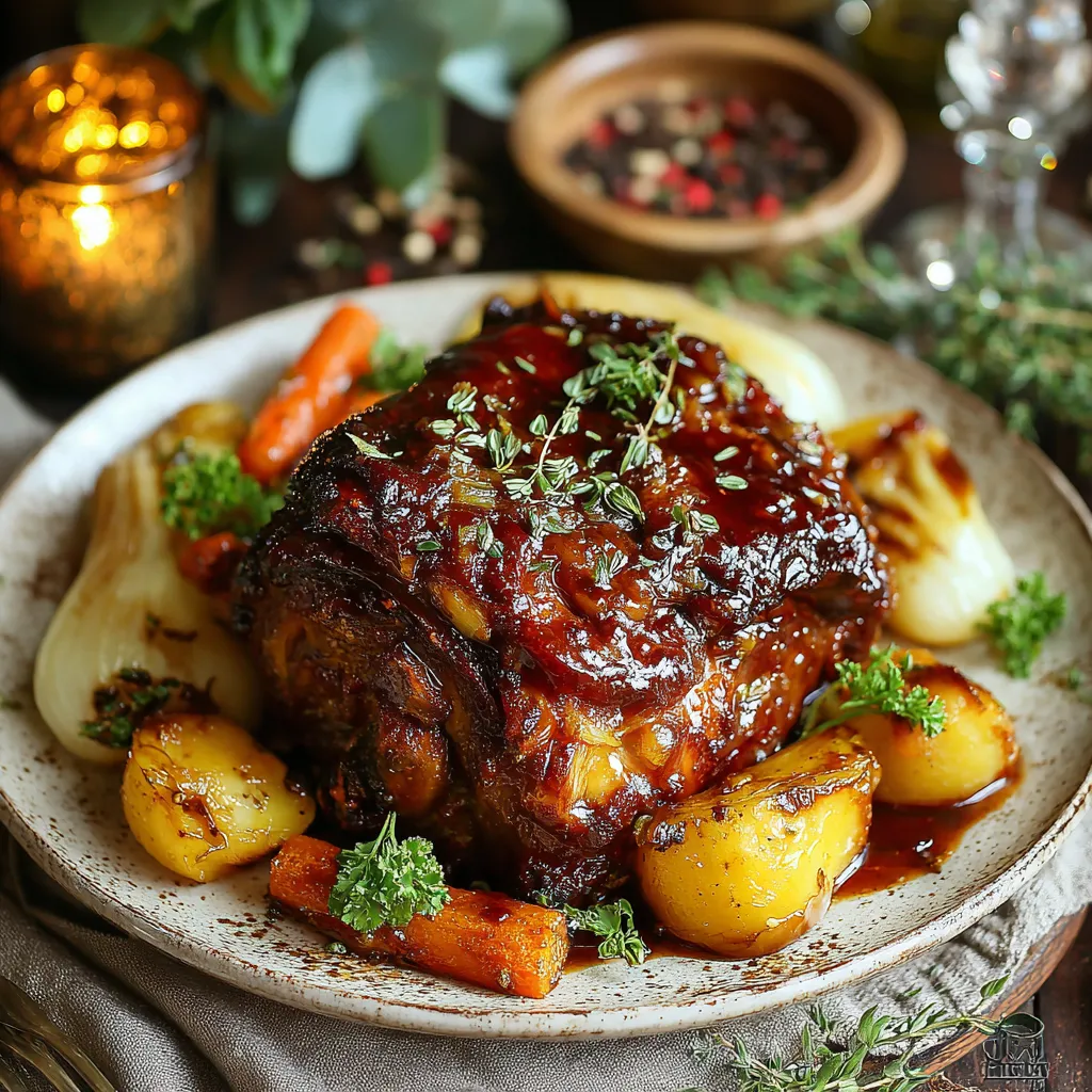 A plate of meat with carrots and onions.