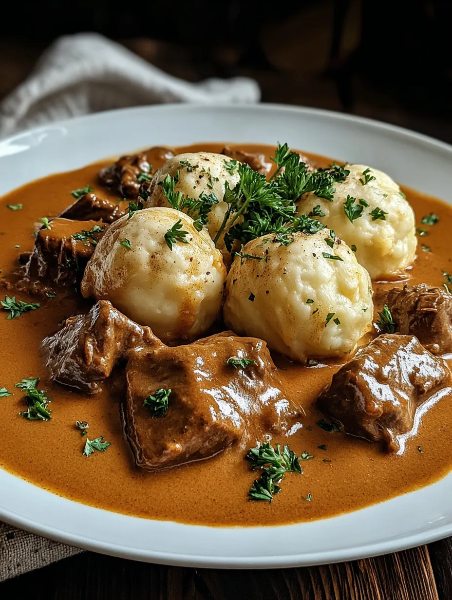 A plate of meat and potatoes.