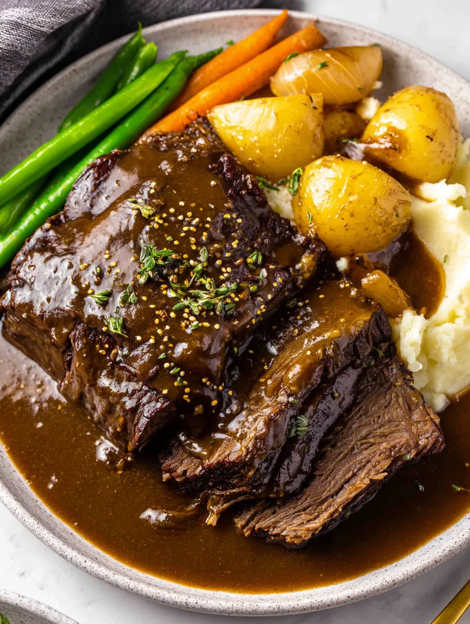 A plate of food with meat and potatoes.