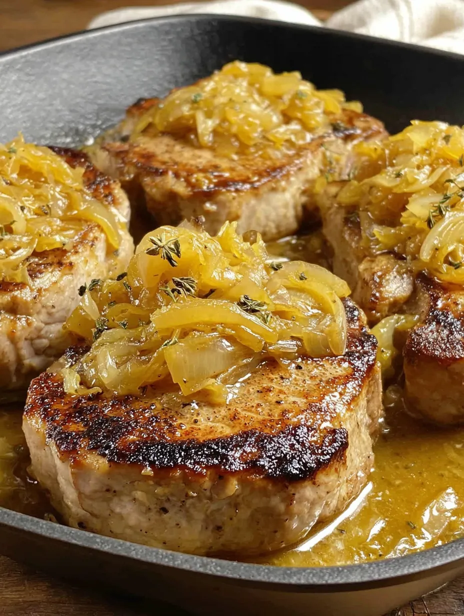 A pan of meat with onions.