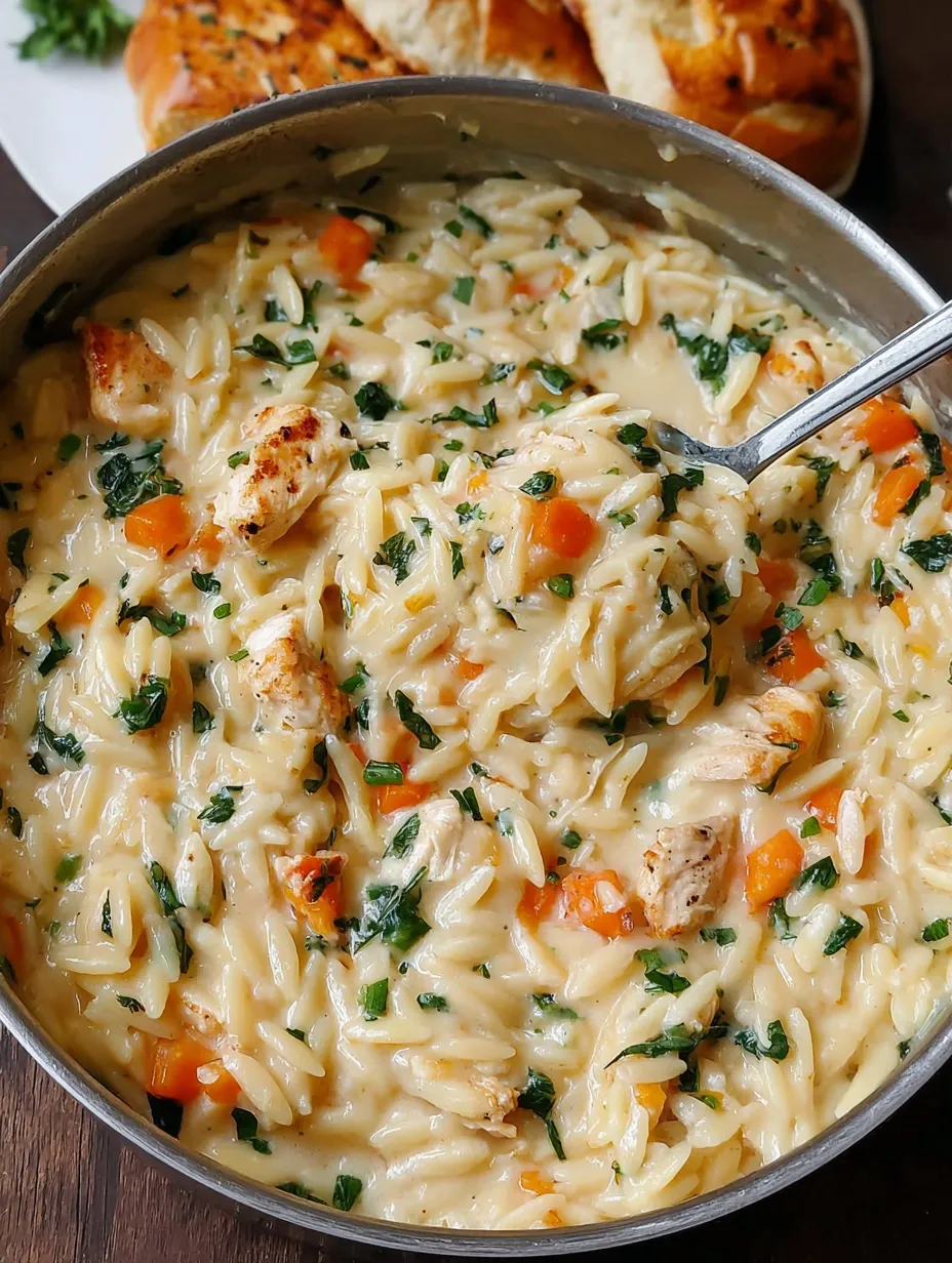 A bowl of pasta with chicken and vegetables.