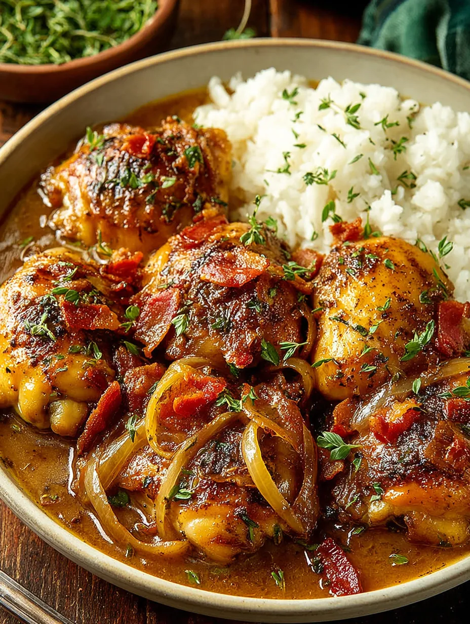 A bowl of food with rice and meat.