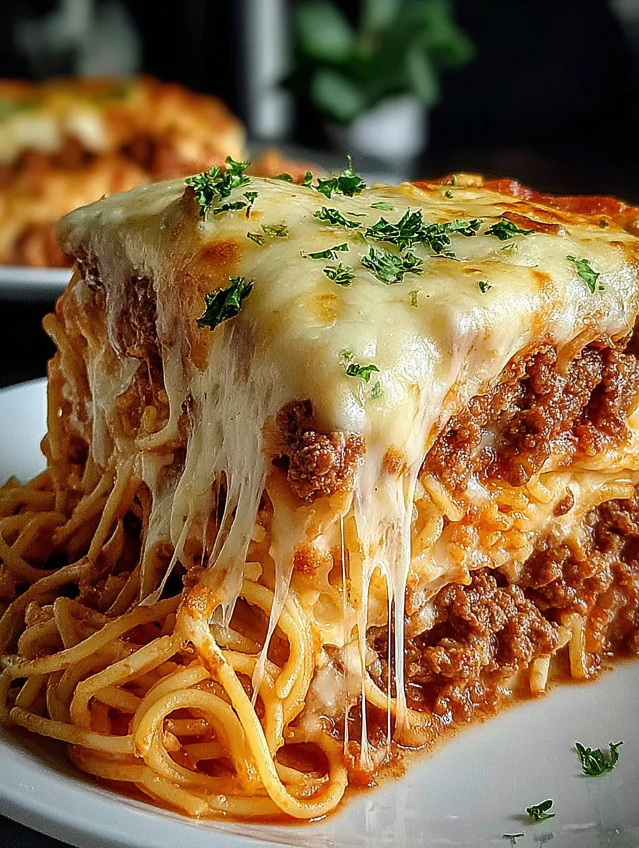 A plate of spaghetti with meat sauce.