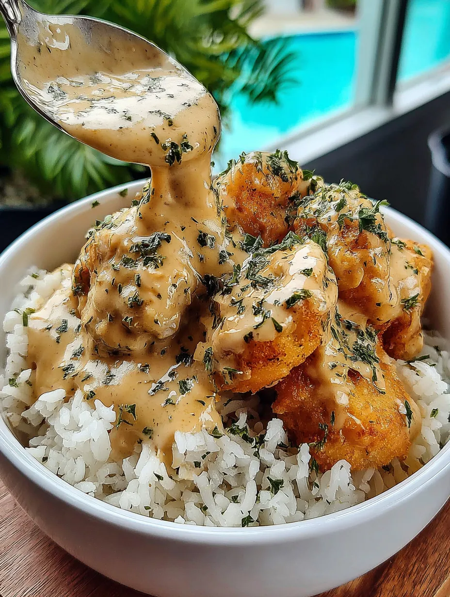 A bowl of rice with a spoon in it.
