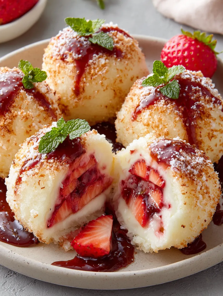 A plate of food with strawberries and chocolate.