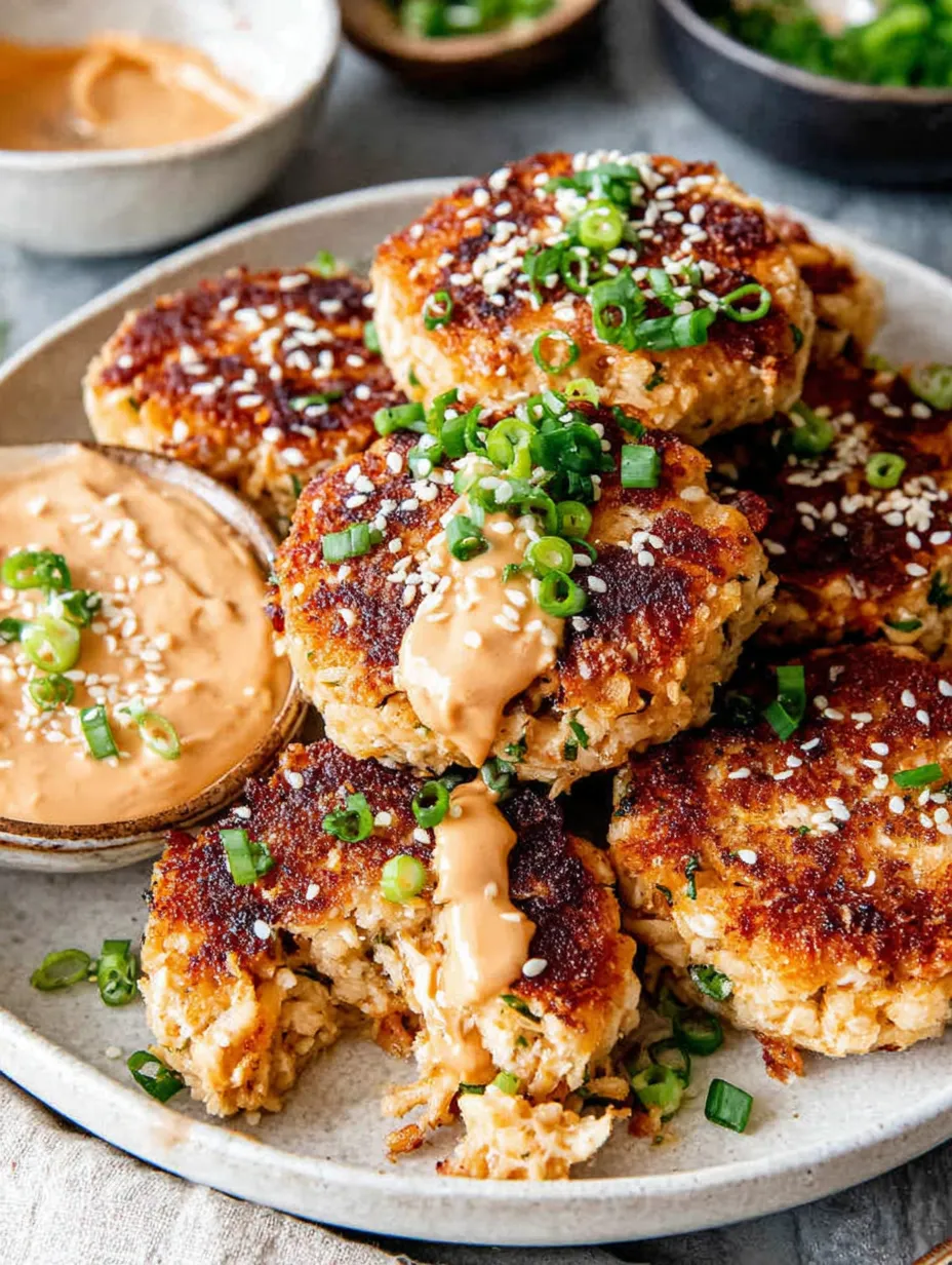 A plate of food with a sauce on it.
