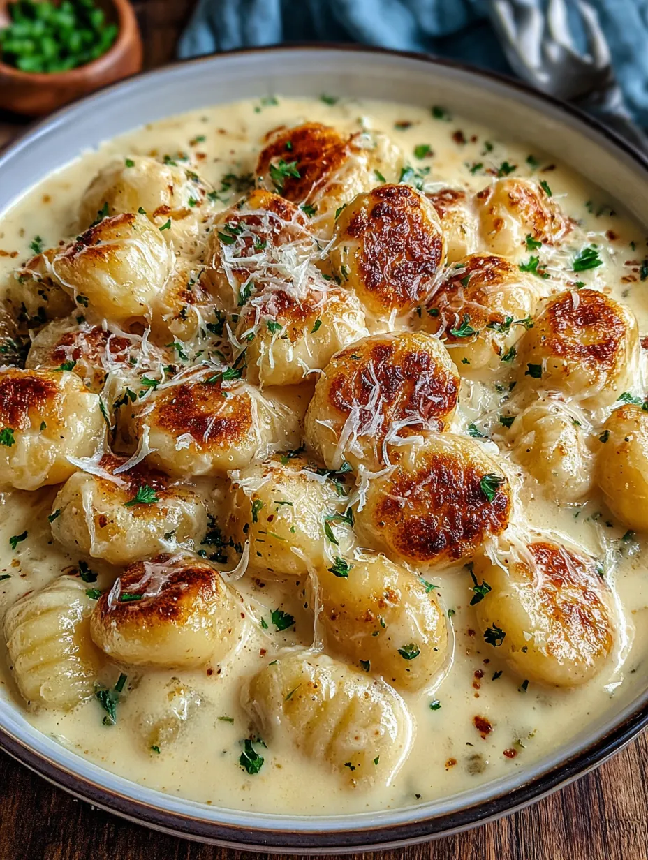 A bowl of pasta with cheese and herbs.