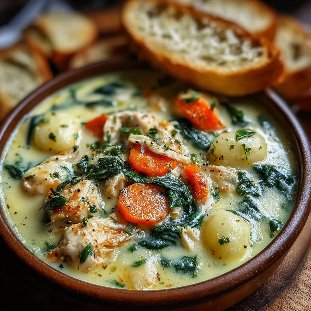 A bowl of soup with carrots and greens.