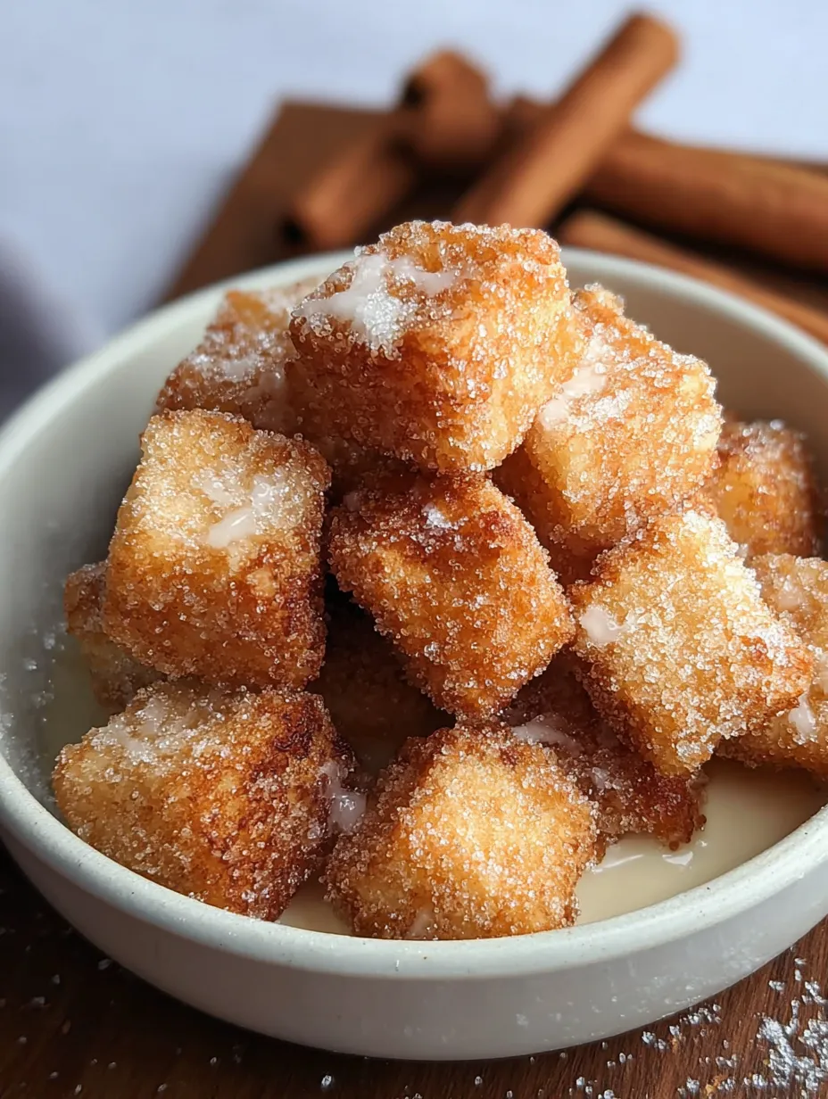 Bowl of sugar covered food.