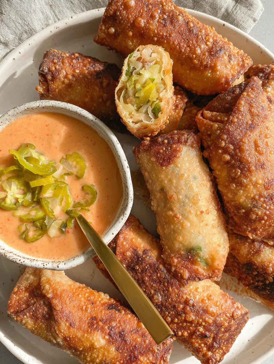 A bowl of dipping sauce with a spoon in it.