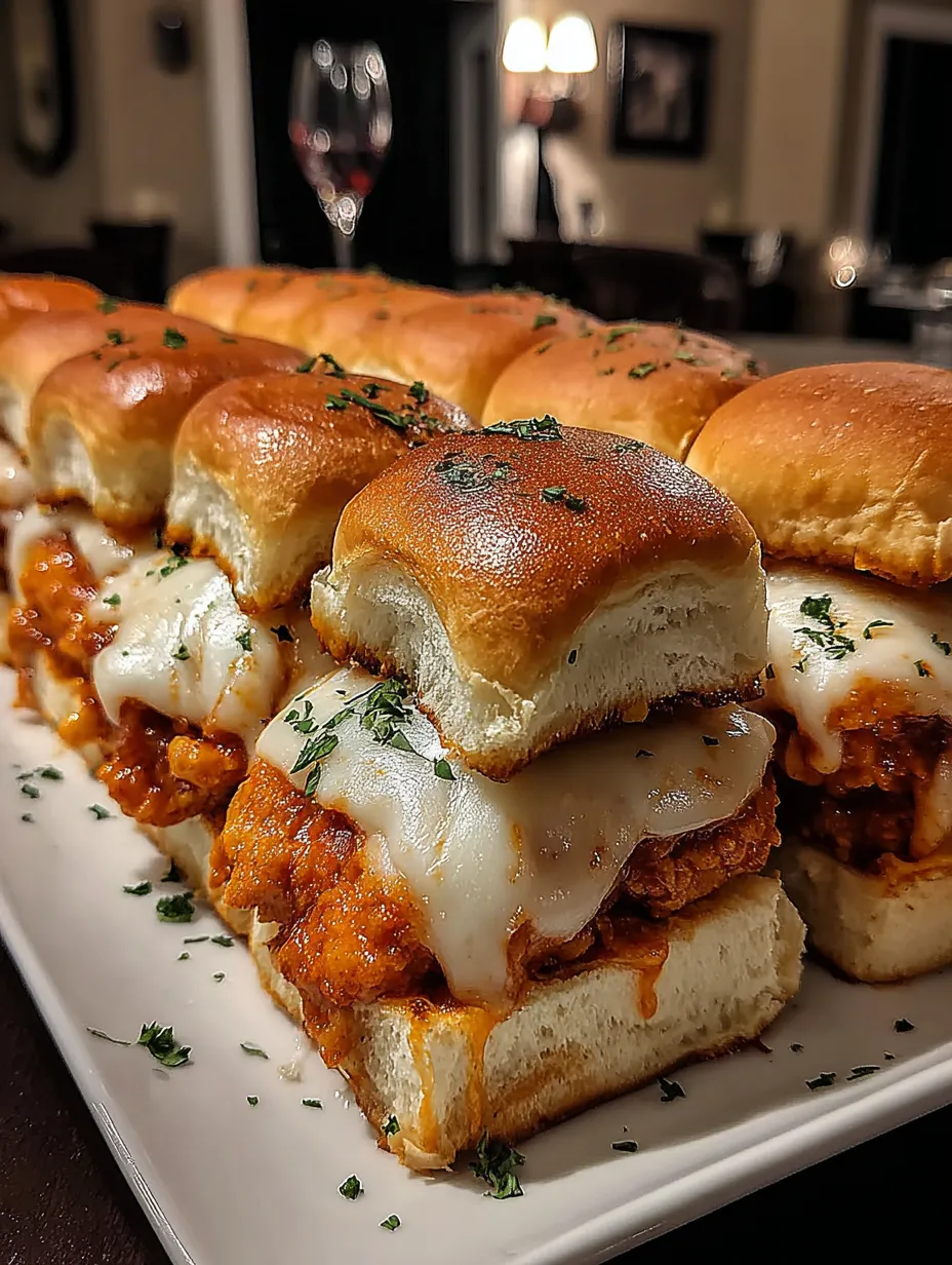A plate of sandwiches with meat and cheese.